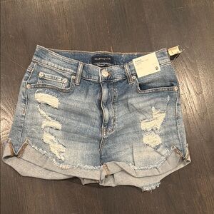 Abercrombie & Fitch Women's Blue Denim Shorts